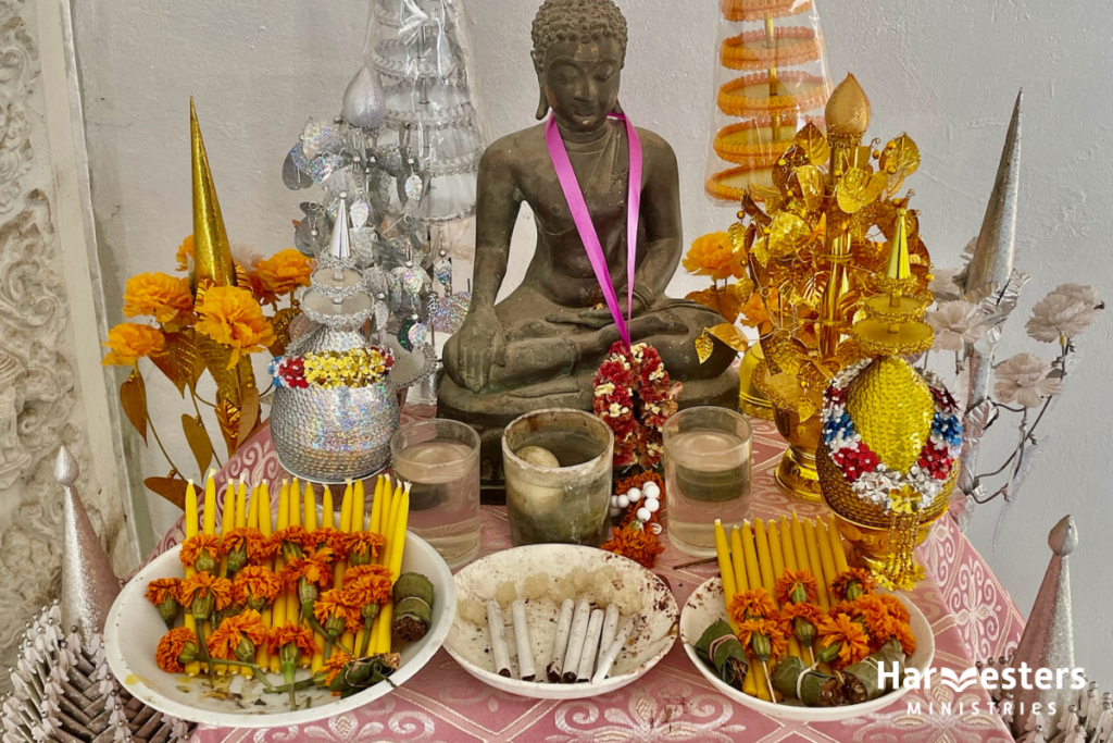 Buddhist altar_shrine. Harvesters Ministries